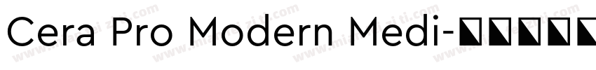 Cera Pro Modern Medi字体转换
